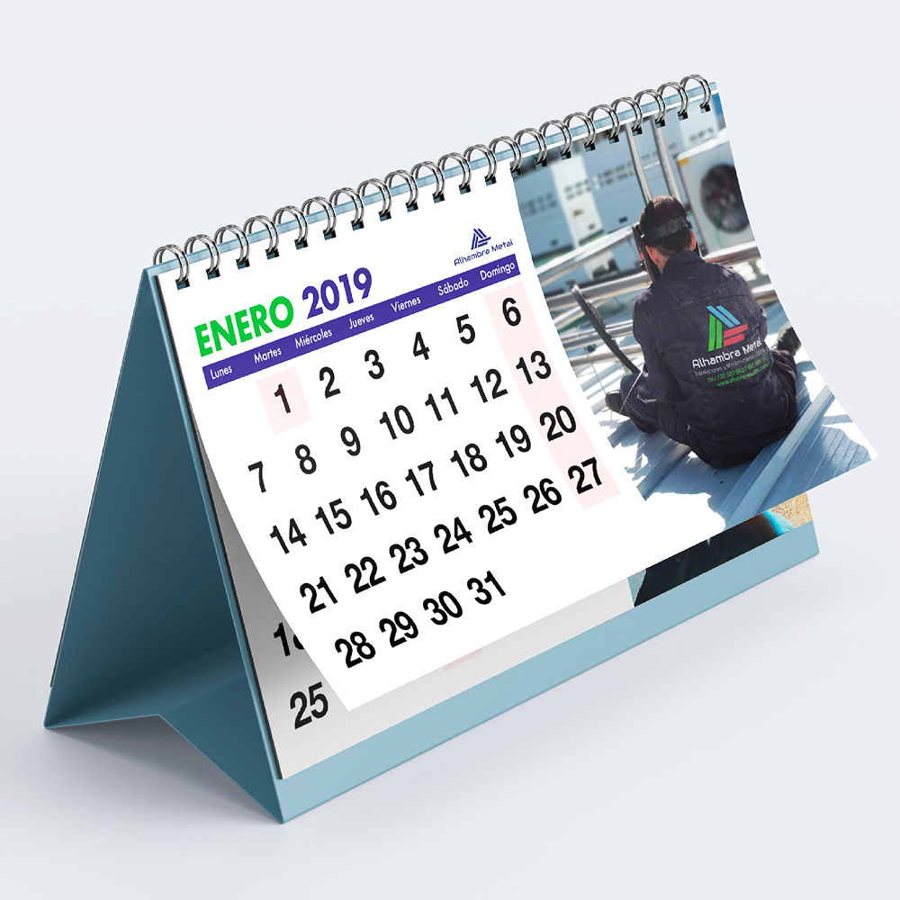 L Calendario Mesa Alambrametal