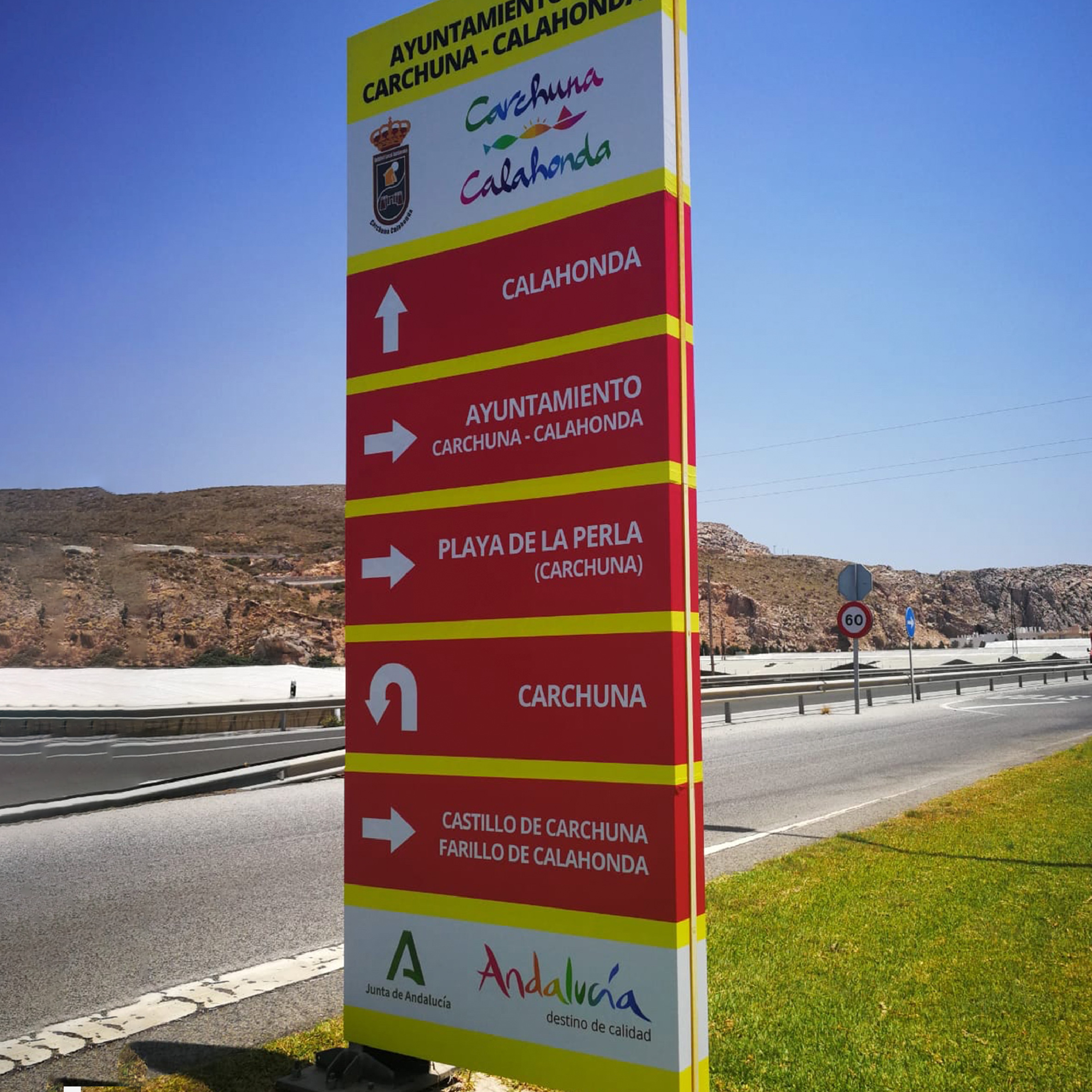 Señal Trafico Carchuna Calahonra